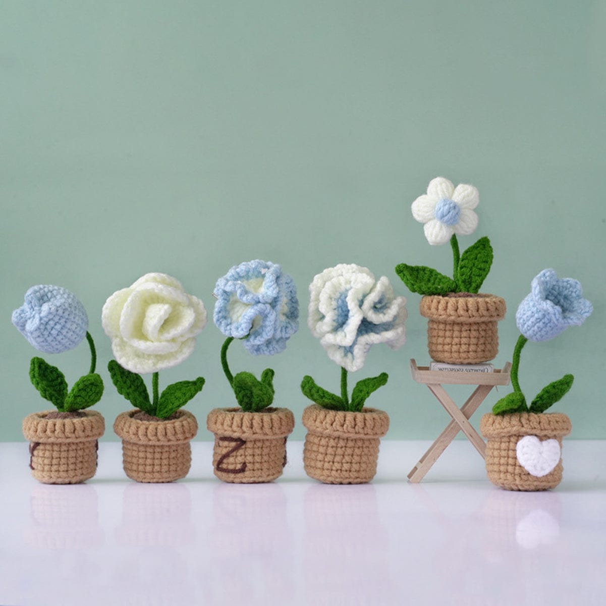 Buildiverse Kawaii DIY Toys - Crochet Flower Pots Craft Toy Kit