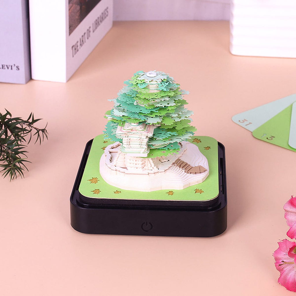 Buildiverse 3D Sakura Treehouse Notepad