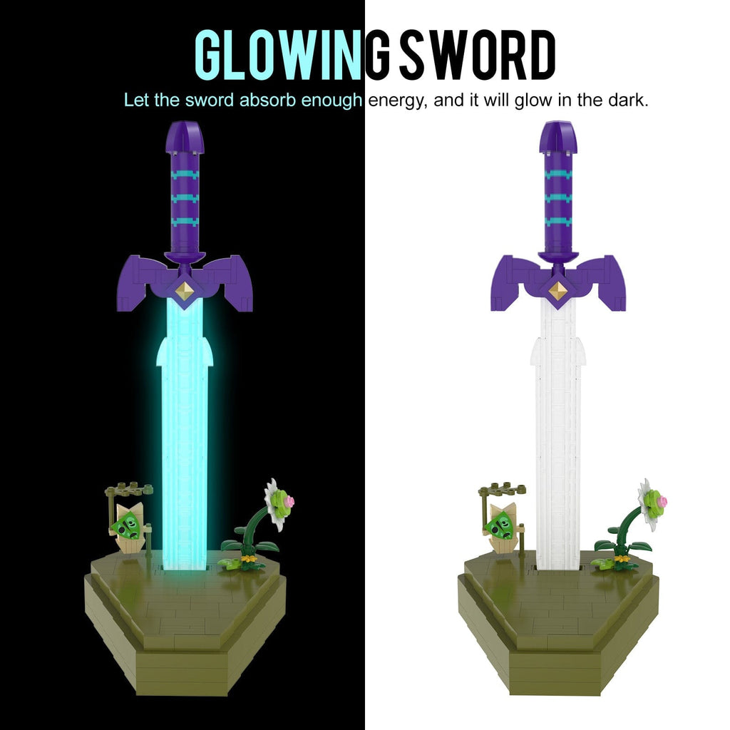 Buildiverse Master Sword in Stone Building Block Set - 327 Pieces