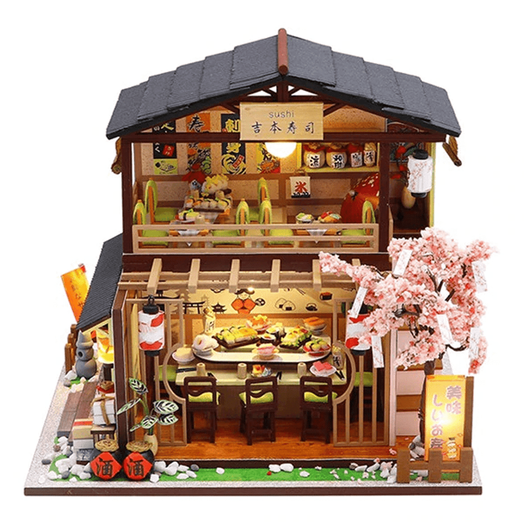 Buildiverse no dust cover/music box Traditional Sushi Bar