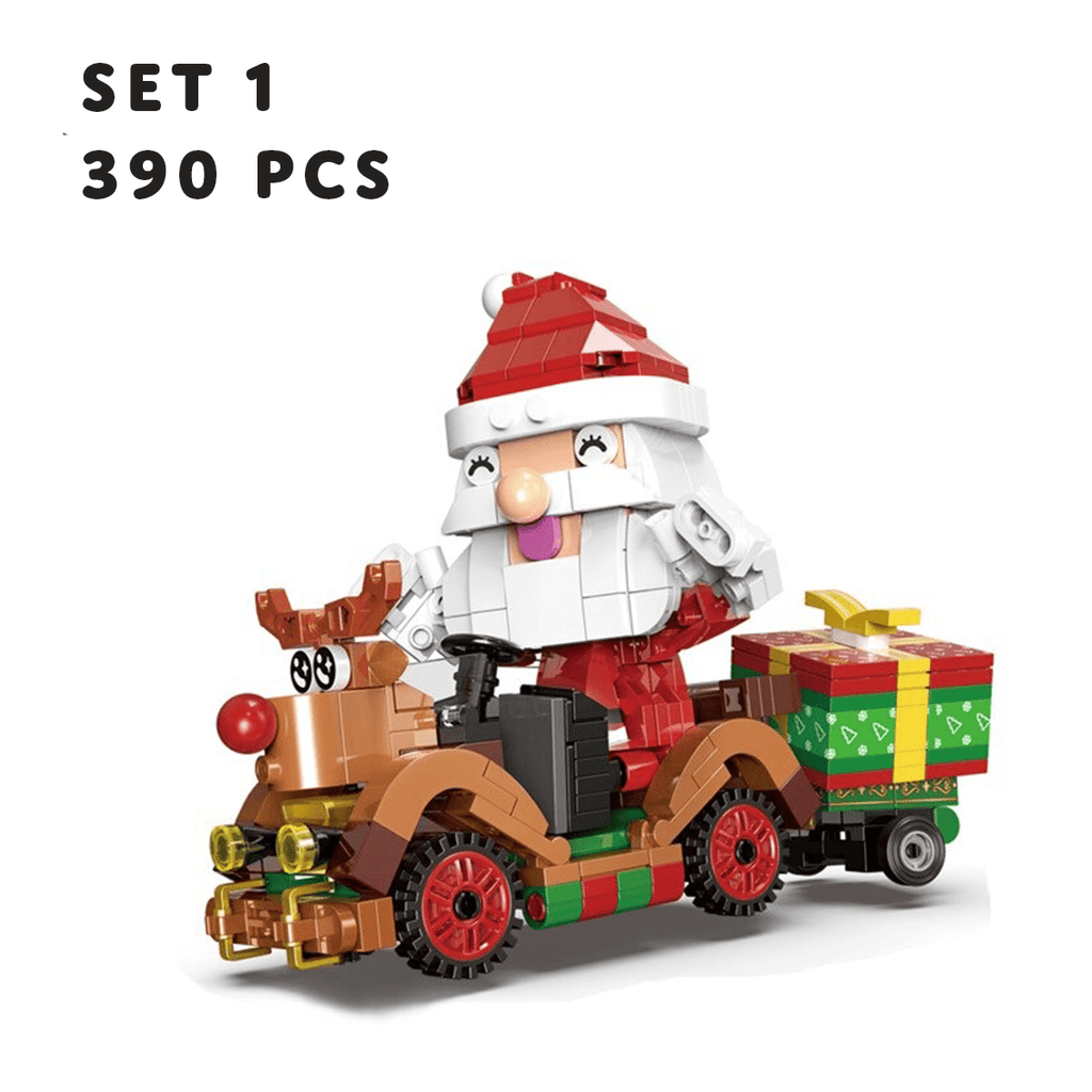 Buildiverse Santa Cart Merry Santa