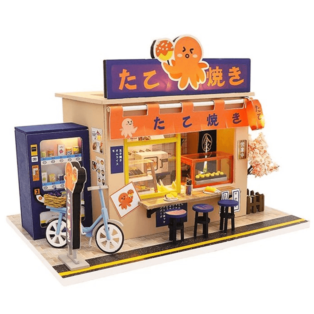 Buildiverse DIY Set Japanese Octopus Snack Bar