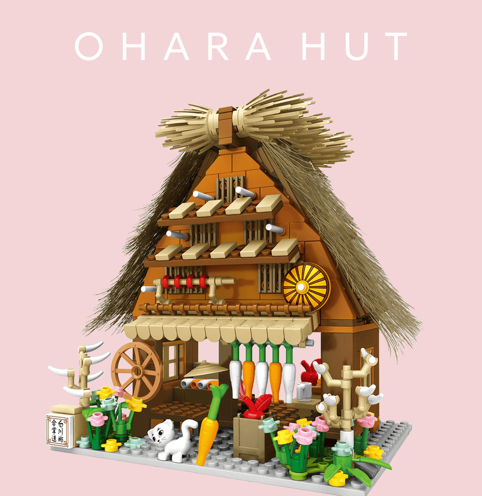 Buildiverse Ohara Hut (421 pcs) Kyoto Street - Japanese Stalls