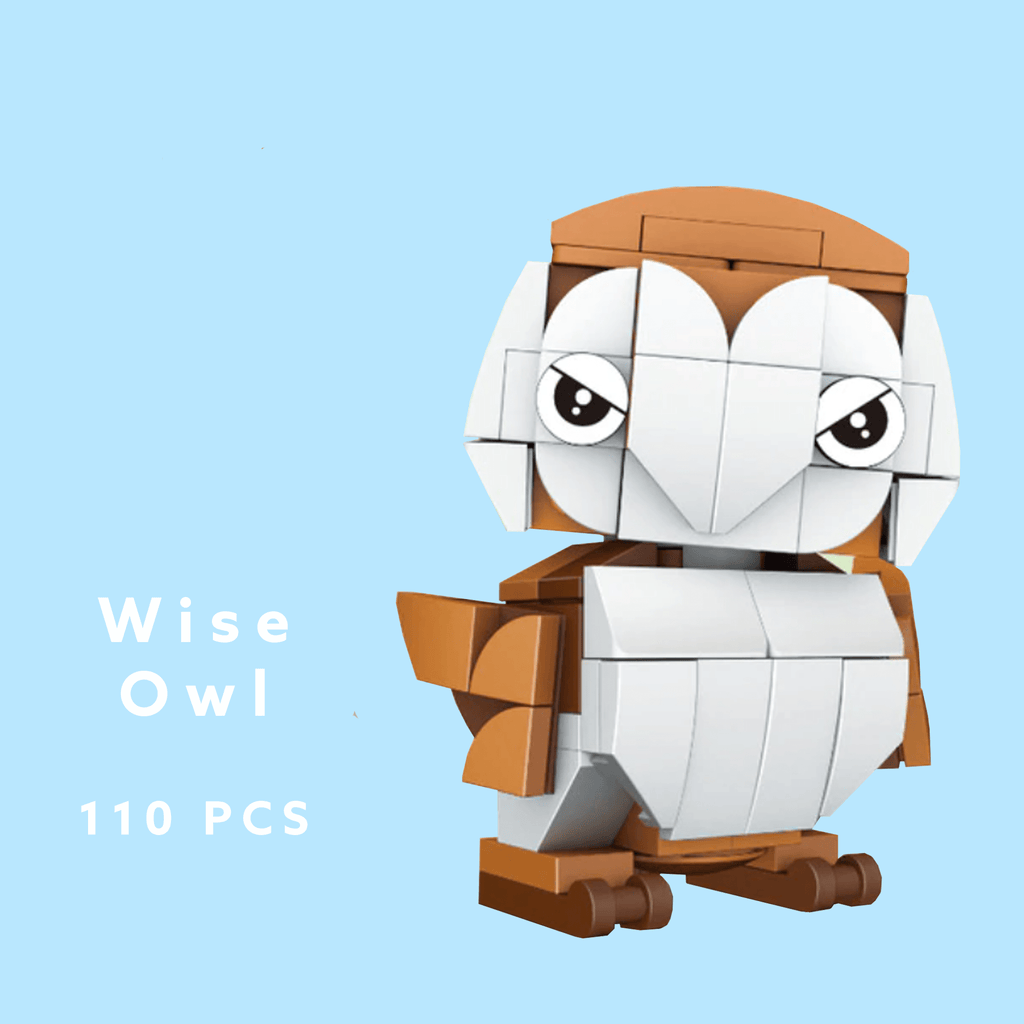 Buildiverse Wise Owl Adorable Animals