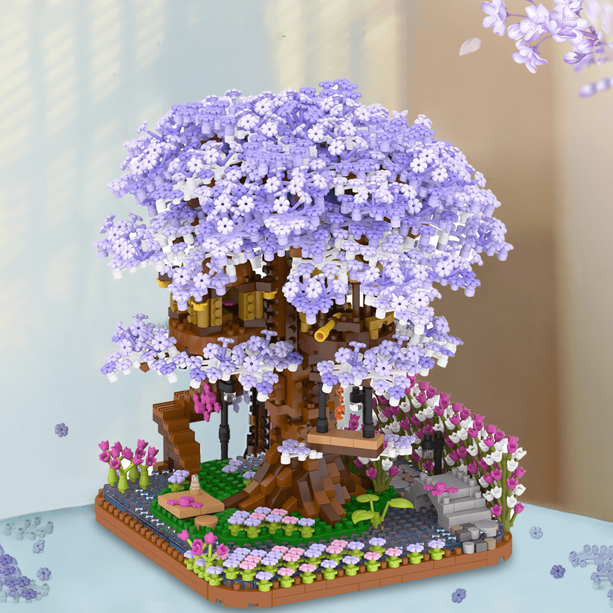 Cherry Bonsai Tree Building Sets Mini Building Blocks Of - Temu