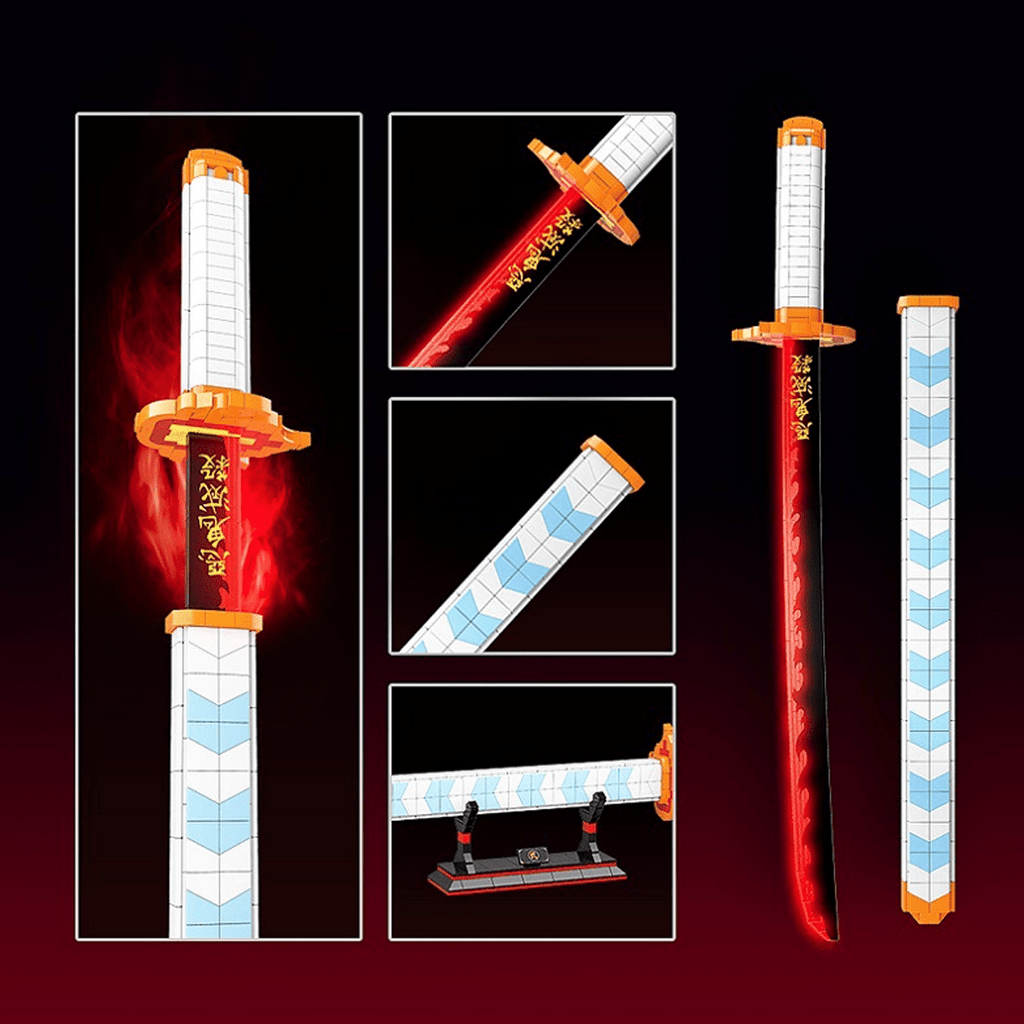 Buildiverse Nichirin Flame Sword