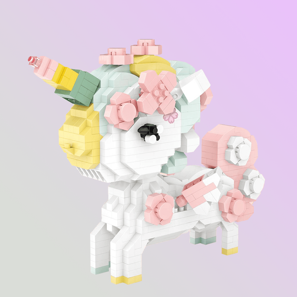 Buildiverse Bubblegum Pony (880 pcs) Cute Trio Series - Diamond Block