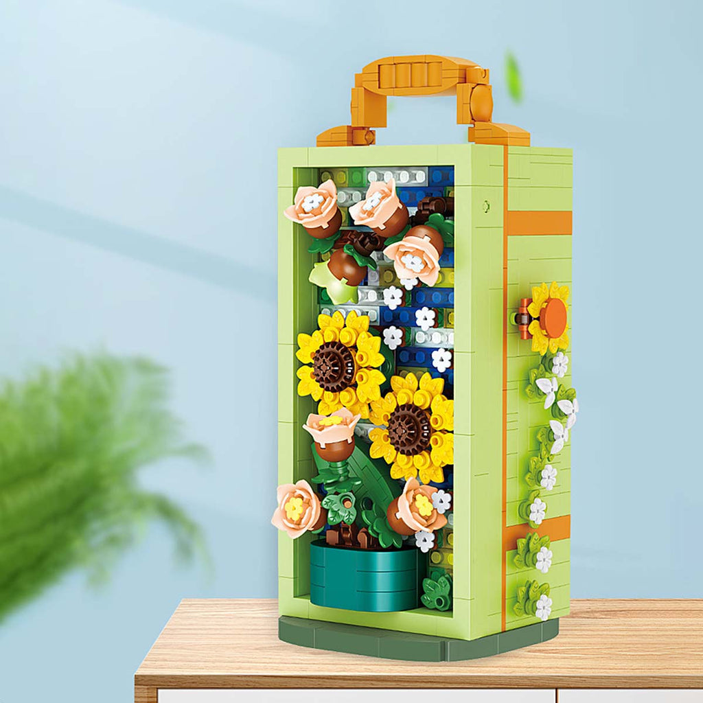 Buildiverse Sunflower Mini Summertime Flower box storage