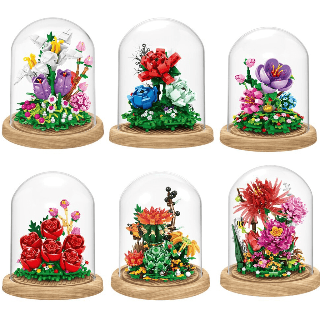 Buildiverse 6-in-1 Bundle Mini Immortal Flowers