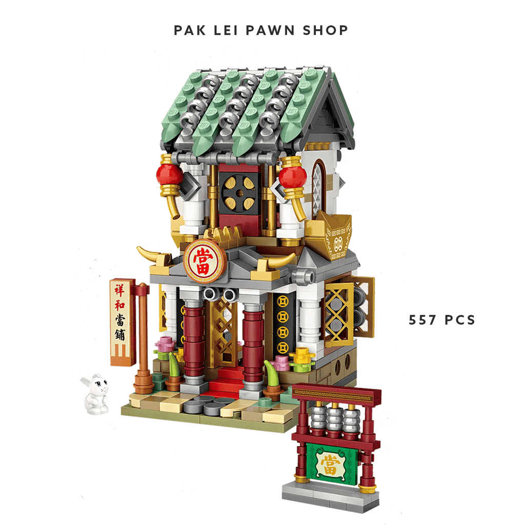 Buildiverse Pak Lei Pawn Shop Mini Ancient China Town
