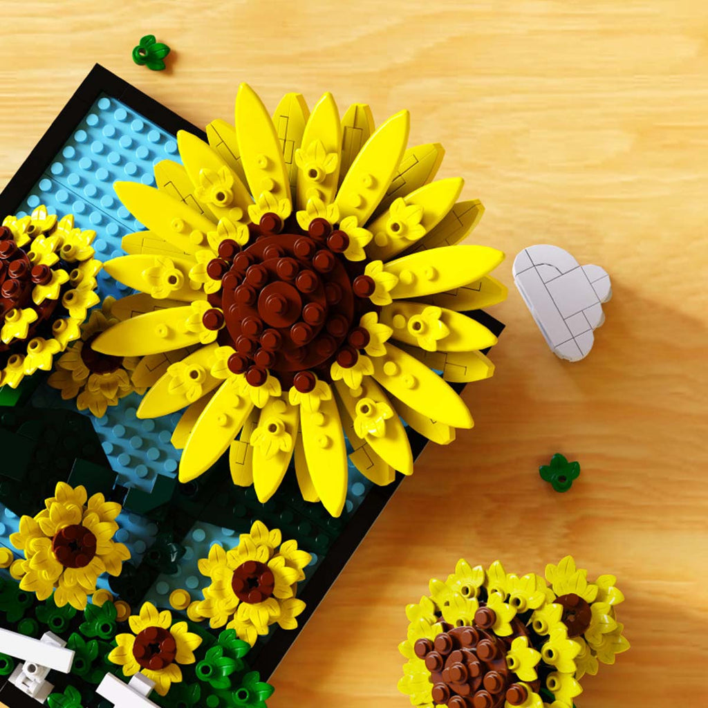 Buildiverse Sunflower Bouquet Painting