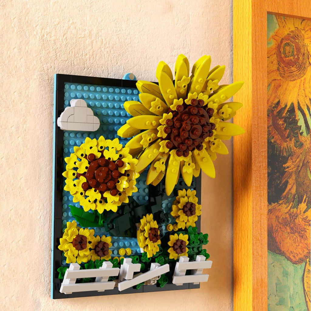 Buildiverse Sunflower Bouquet Painting